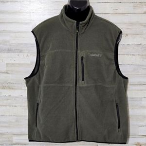 Timberland Green Men's Fleece Vest size XXL